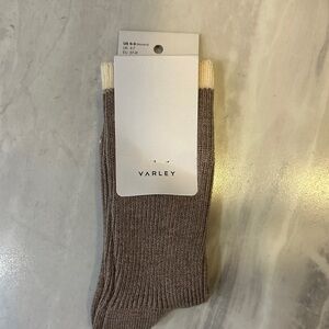 Varley Tan and Cream Casual Men's Socks